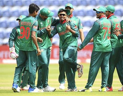 Bangladesh defied all odds to qualify from Group A along with hosts England. | AP