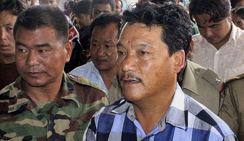 Gorkha Janmukti Morcha chief Bimal Gurung (File | PTI)