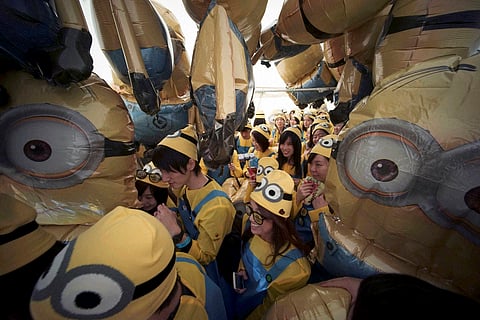 What’s It Like In a Balloon Participants dressed as