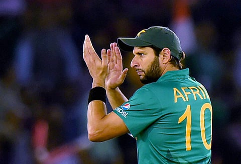 Former Pakistani Cricket Captain Shahid Afridi (File|PTI)