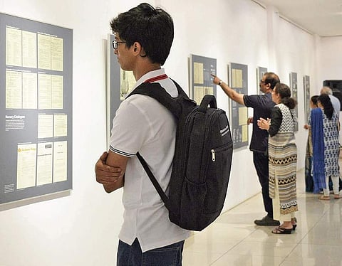 Visitors at one of the previous exhibition
