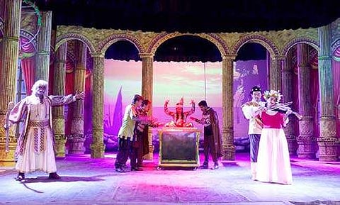 Scenes from Gopinath Muthukad’s production Dramagic