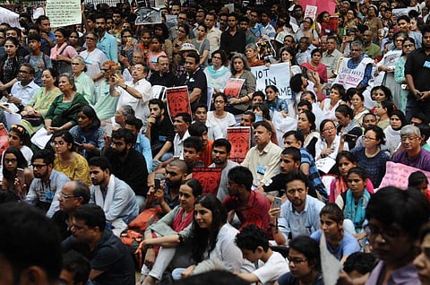 Junaid and his companions were suspected of carrying beef, they were accused of looking ‘different’ and as things escalated, he was stabbed to death by a mob on a train in Ballabhgarh, Haryana.  (EPS| Shekhar Yadav)