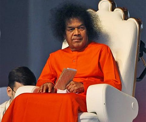 Spiritual leader Sathya Sai Baba (AP file photo)