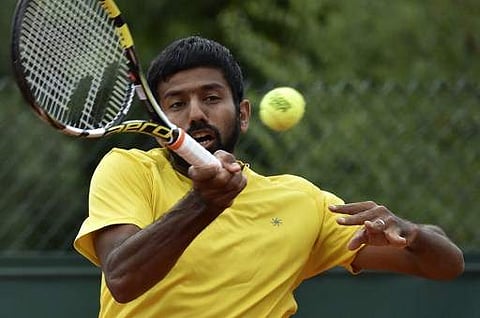 Bopanna entered the final of a Grand Slam tournament after a gap of seven years. | AFP