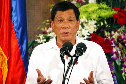 Philippine President Rodrigo Duterte  (AP Photo/Bullit Marquez)