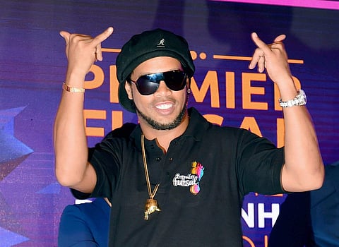 Brazilian Football Superstar Ronaldinho during a press conference of Premier Futsal in Mumbai on Friday. | PTI