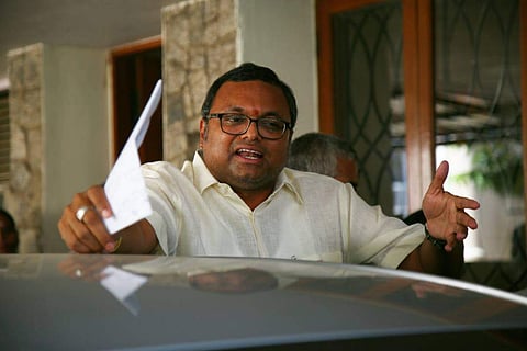 Former Union Minister P Chidambaram's son, Karti Chidambaram (File |EPS)