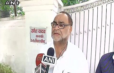 Samajwadi Party MLC & Rashtriya Shia Samaj founder Bukkal Nawab. (Photo: ANI)