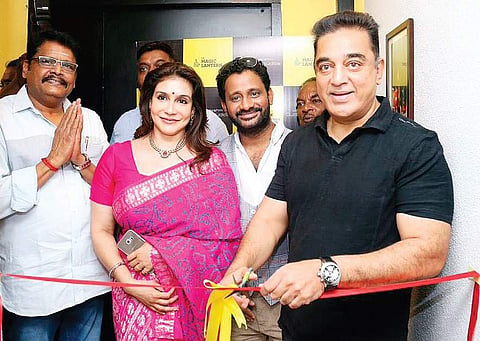 Kamal Haasan at the inauguration of The Lissy Lakshmi Dubbing Studios