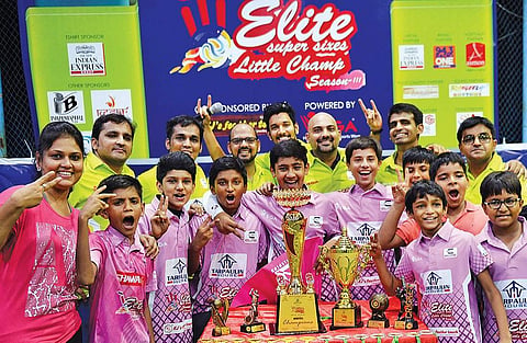 RCC Diva, winners of the Elite Super Sixes Little Champ meet | d sampathkumar