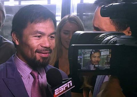 Manny Pacquiao  (AP Photo/John Pye)