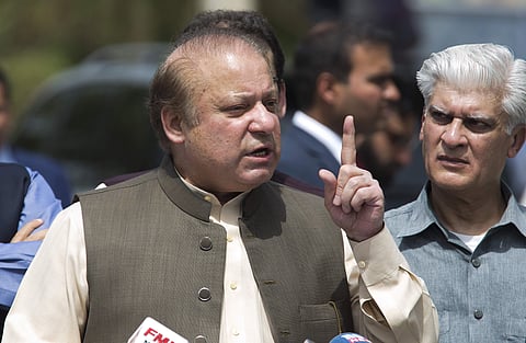 Former Pakistan Prime Minister Nawaz Sharif |  (AP Photo/B.K. Bangash)
