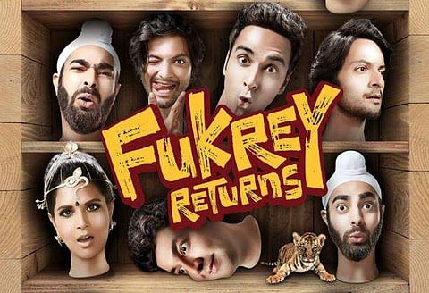Poster of Fukrey Returns