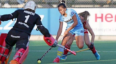 Rani Rampal hopes the team will do well in the upcoming tour. (Twitter | Hockey India)