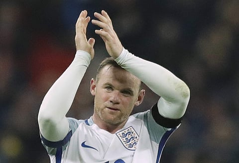 Rooney has represented England in 119 games, the most by any English player. (Photo | AP)