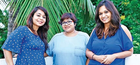 Arundhati, Namrata and Suneethi  Sunish P Surendran