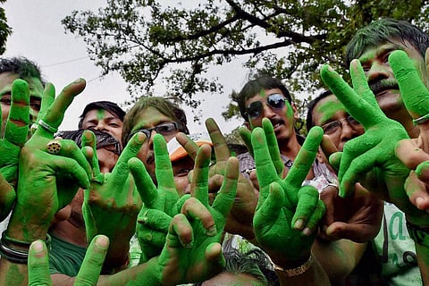 Trinamool Congress supporters | PTI Photo