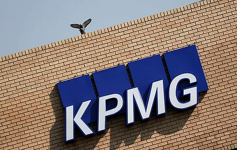 The KPMG logo is seen at the company's head offices in Parktown, Johannesburg, South Africa. (File photo | Reuters)