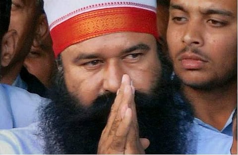 Jailed Dera Sacha Sauda chief Gurmeet Ram Rahim Singh (File | PTI)