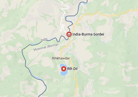 The Mizoram-Myanmar international border 
