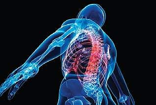A hold over your spine