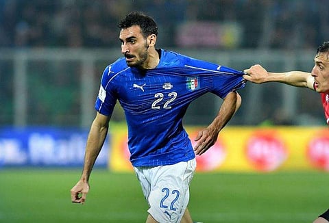 Chelsea defender Davide Zappacosta got a call from the national team for the upcoming Israel contest (Twitter/Nazionale Italiana)