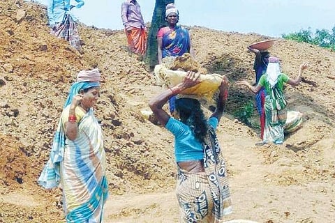 File photo of NREGA workers in Srikakulam | Express