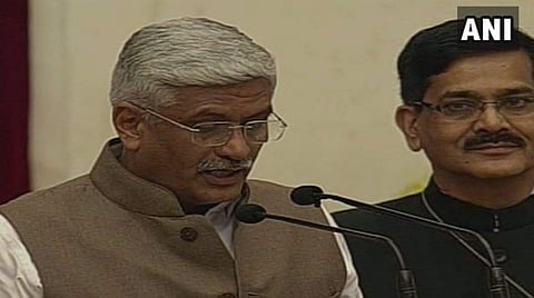 Gajendra Singh Shekhawat takes oath. | ANI