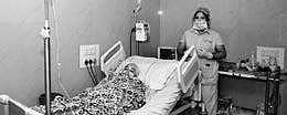 Bishnupriya Nayak at BMT unit after bone marrow transplantation | Express