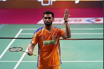 HS Prannoy of Ahmedabad Smash Masters (Twitter/BPL India)
