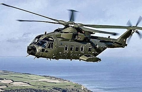 A file image of the the AgustaWestland helicopter.