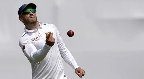 South Africa skipper Faf du Plessis won the toss and opted to bat against India in the second Test beginning here today. (File | AP)