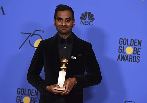 Aziz Ansari won the best television comedy actor Golden Globe Award for his role on 'Master of None.'  (File photo)