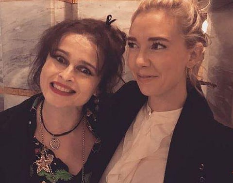 Helena Bonham Carter (left) and  Vanessa Kirby