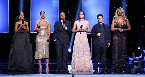 The actresses who spoke against harassment at the NAACP Image Awards (Photo | Twitter)