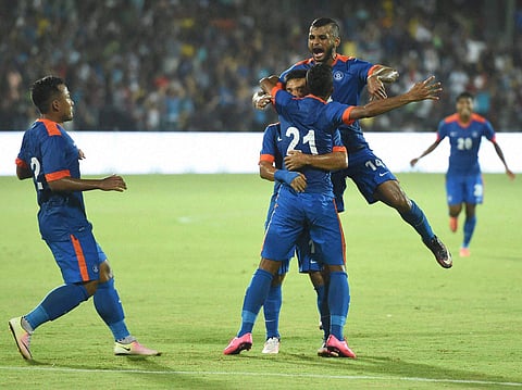 India had also qualified for the 2019 AFC Asian Cup. (Photo | PTI)