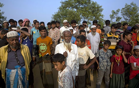 FILE: Rohingya refugees at the Kutupalong refugee camp near Cox's bazar | AP