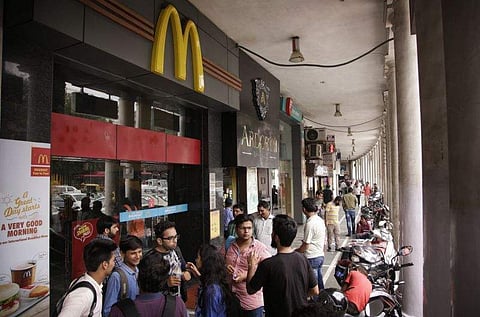 A McDonalds outlet in New Delhi. (File | Associated Press)