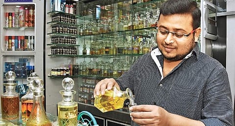 Mohammad Aashiq of JK Perfumes   Ashwin Prasath