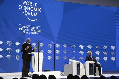 the opening session of the WEF (File | PTI)