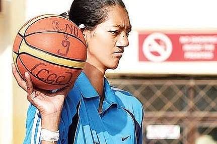 India and Chhattisgarh hoopster Poonam Chaturvedi | D sampathkumar
