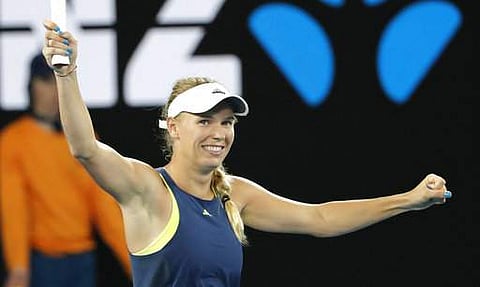 Second seed Caroline Wozniacki  | Photo: AP
