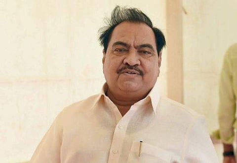 Senior BJP leader and former Maharashtra Minister Eknath Khadse (File | PTI)