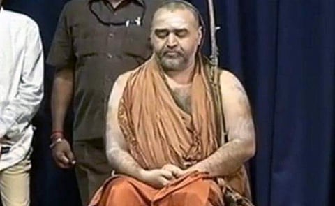 Kanchi Sankara Mutt junior pontiff Vijayendra Saraswathi (Photo | Screengrab from YouTube)
