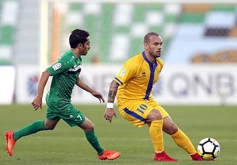 Al-Gharafa's Dutch midfielder Wesley Sneijder (Photo: AFP)