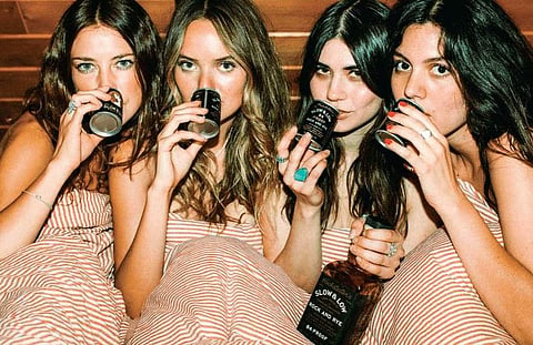 Women cast the whiskey vote