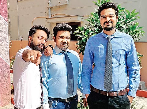 Manish Sevlani, Swapnil Tamgadge and Ashish Kumar of Dhundoo