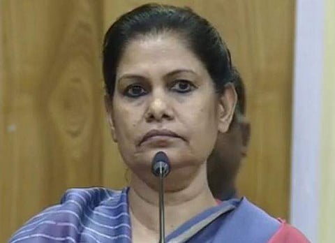 Chief Secretary Rajbala Verma. (YouTube screengrab)