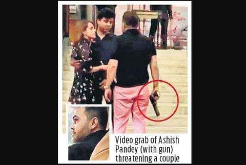 WATCH | BSP leader's son pulls out gun during fight in 5-star hotel, booked